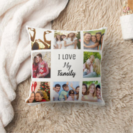 Foto för familjen och vännerna kudde