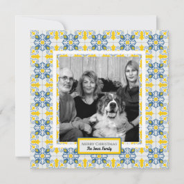 Foto för familjen Pärla ram julkort