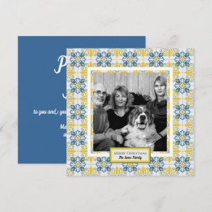 Foto för familjen Pärla ram julkort
