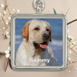 Foto för familjen Pet Hund med enkel modern Person Charm<br><div class="desc">Smyckessamlingen i anpassningsbar bild - ett modernt och minimalistiskt sätt att för alltid vårda dina kära, husdjur och minnen. Vår smycken i personlig, namn, är perfekten för att behålla din familj och dina vänner nära ditt hjärta. Våra fotosmycken har en enkel utformning och elegant som kompletterar alla utsmyckningar, medan vi...</div>