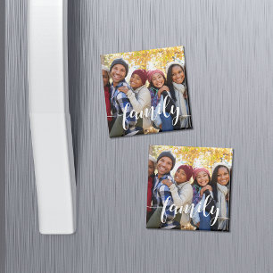 Foto för familjskript - överlägg magnet