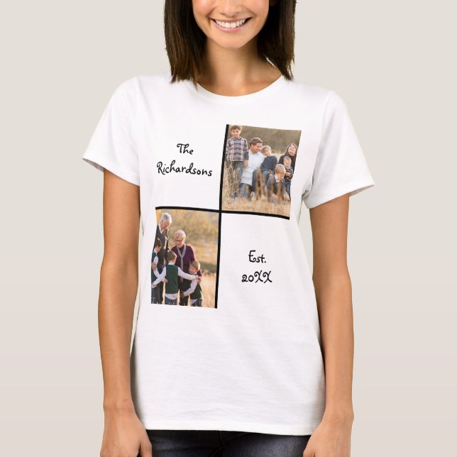 Foto för Family Collage T Shirt (Framsida)