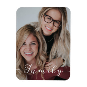 Foto för Family Kärlek-skript Magnet