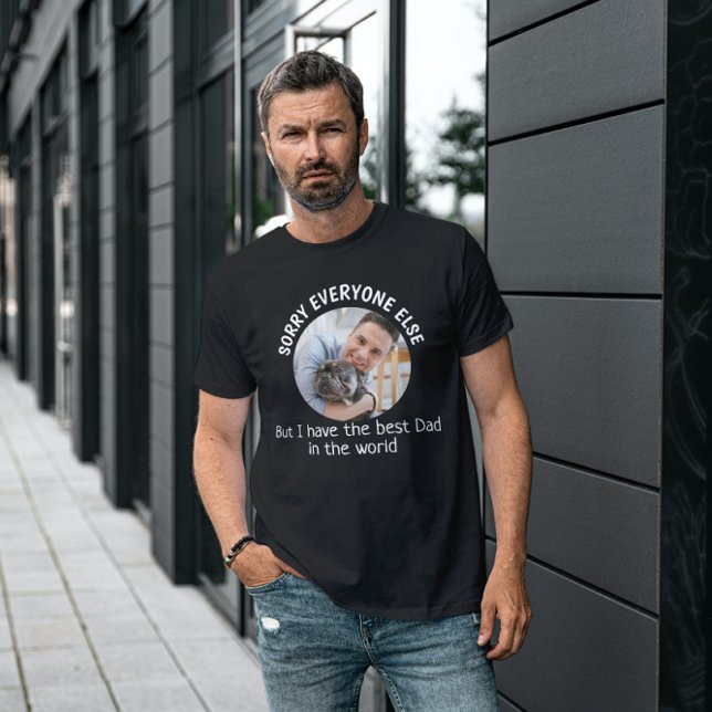 Foto för Fars dag-Anpassningsbarna för rolig hund  T Shirt (Skapare uppladdad)