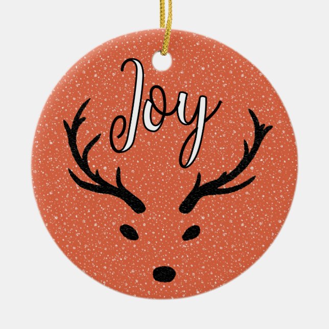 Foto för Festive jul Joy Anpassningsbar Family Pho Julgransprydnad Keramik (Framsidan)