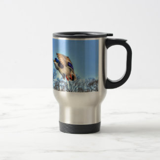 Foto för flygande Mallard Anka Drake Wildlife Resemugg