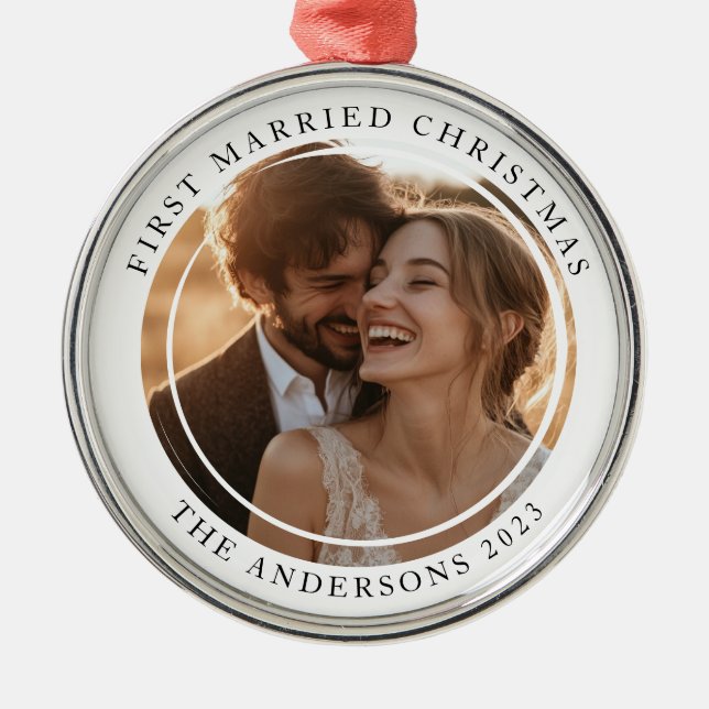 Foto för första Anpassningsbarna under jul Julgransprydnad Metall (Framsidan)