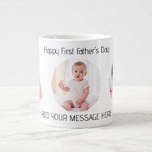 Foto för första Far-dagen Jumbo Mugg