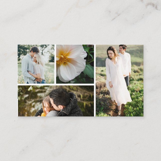 Foto för fotografiaffärsmånga visitkort (Framsida)