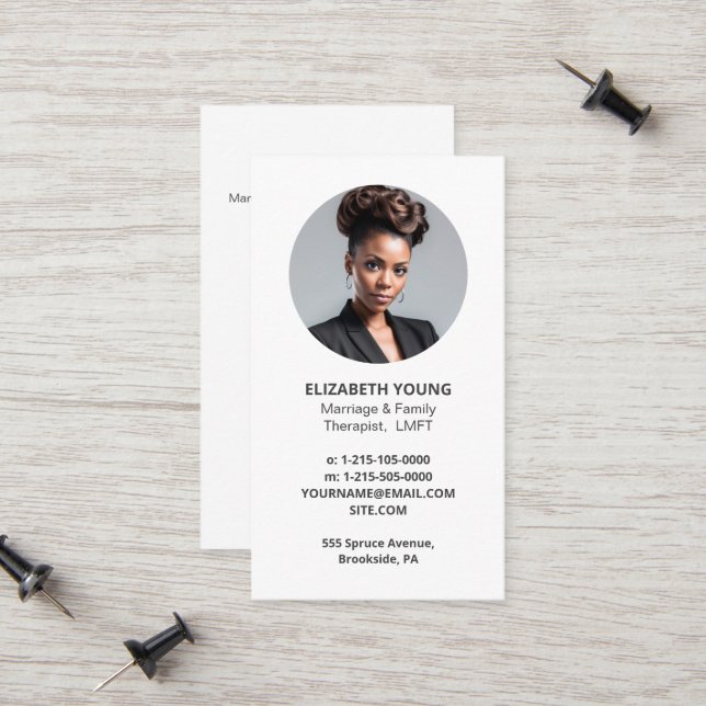 Foto för giftermål och familjekapacitet och QR (Fram/Back In Situ)