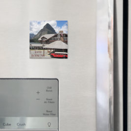 Foto för glaciärnationalparkloge magnet