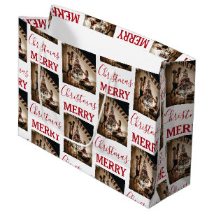 Foto för god jul Anpassningsbar-familjen