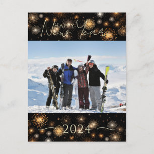 Foto för Gott nytt år-familjen Helg Vykort