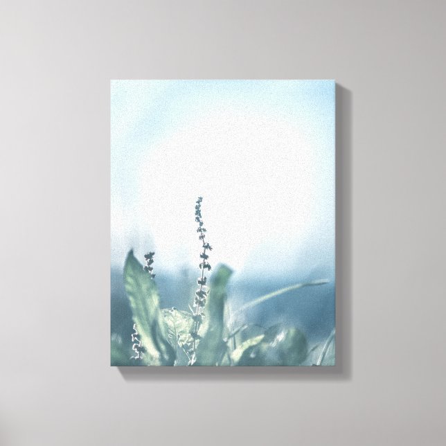 Foto för grönt Meadow Nature Canvastryck (Framsida)