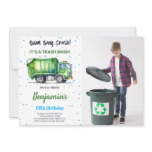 Foto för grönt och svart Sopor Lastbil