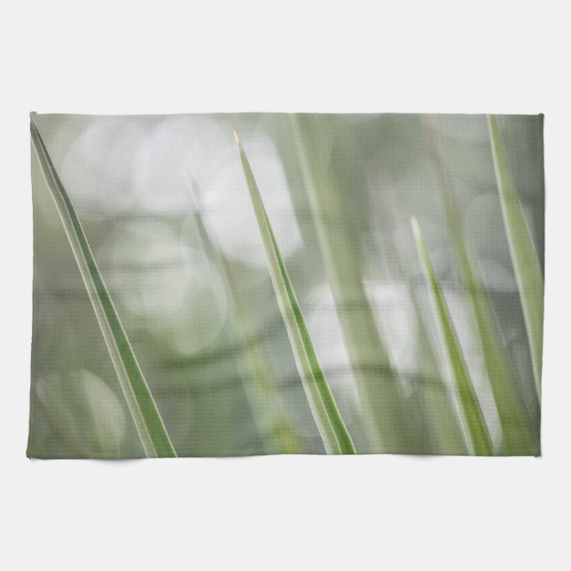 Foto för grönt poety Plant Nature Kökshandduk (Horisontell)