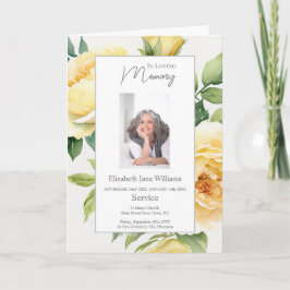 Foto för gul ros-funktionsorder kort