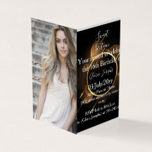 Foto för guld och svart Sweet sixteen