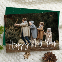 Foto för handskrivet skript Gott nytt år