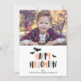 Foto för Happy halloween-familjen Kort