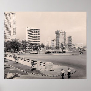 Foto för Havana modernt 50-talMalecon samling Poster