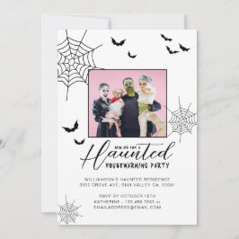 Foto för hemuppvärmning av Spindelnät och Fladderm Inbjudningar