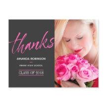 Foto för hett-Rosa Student Tack