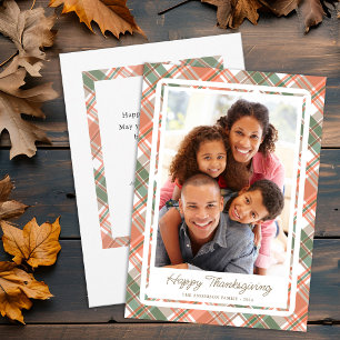 Foto för höststift Thanksgiving Julkort
