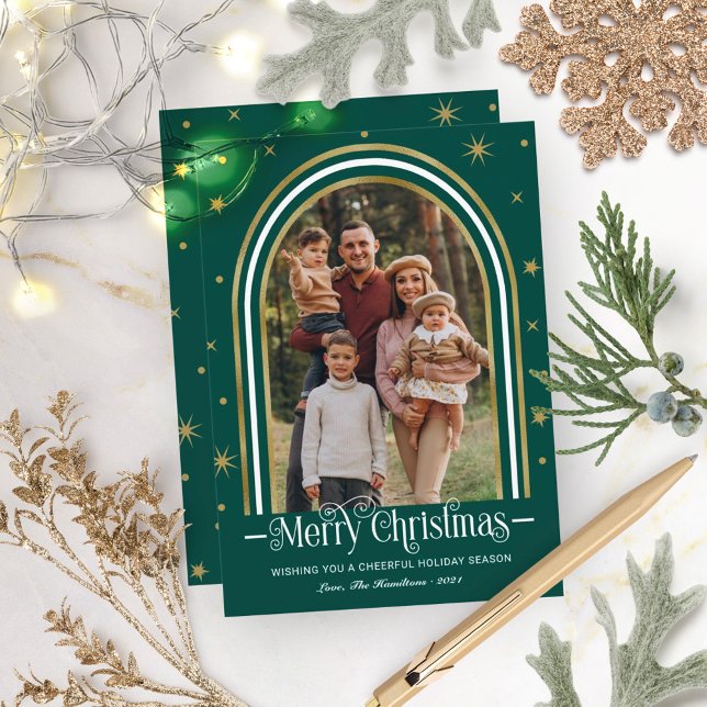Foto för julkortsfamiljen Arch Ram Julkort (Skapare uppladdad)