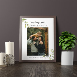 Foto för Kärlek & Peace-familjen Poster och skrive