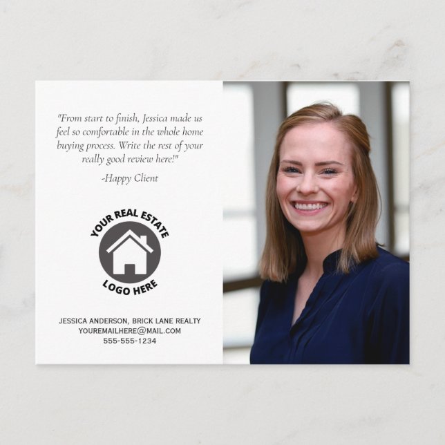 Foto för kontaktinformation för återförsäkringskli vykort (Framsida)