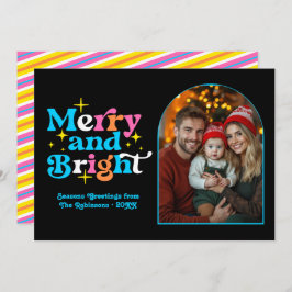 Foto för leksaksmodern julfamilj julkort