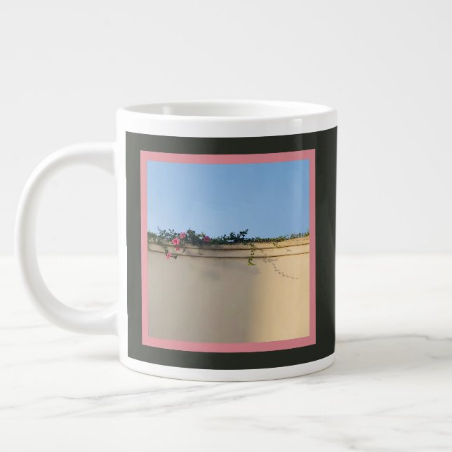 Foto för lugnens ögonblick jumbo mugg (Vänster)