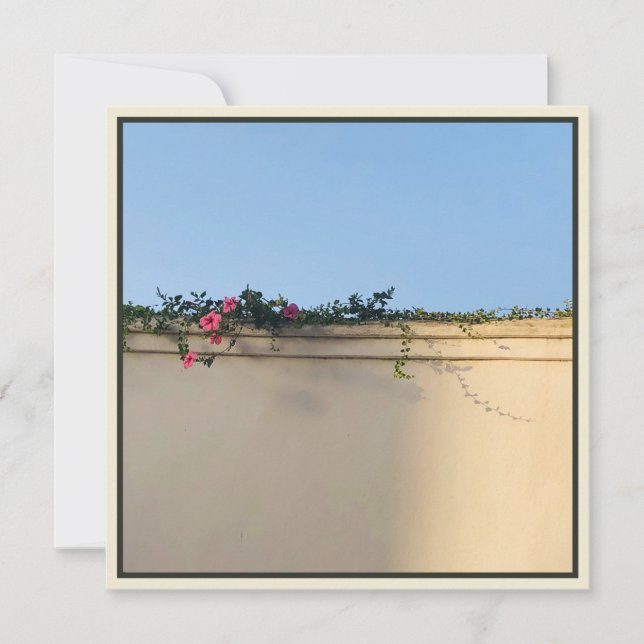 Foto för lugnens ögonblick tack kort (Framsida)