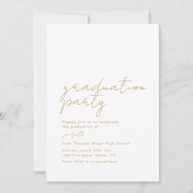 Foto för meddelande om inbjudan till studentfest (Framsida)