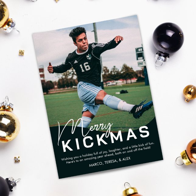 Foto för Merry Kickmas-konsolen Julkort (Skapare uppladdad)