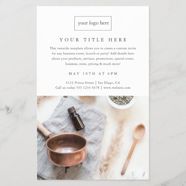 Foto för minimalistisk Professionell av affärshänd Flygblad (Framsidan)