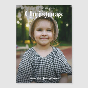 Foto för modern Anpassningsbar God jul Typografi