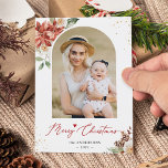 Foto för Modern Arch Ram Blommigt God jul Julkort<br><div class="desc">Skicka hälsning under säsongen med det här "Modern Arch Ram Blommigt God jul Photo Helgdag Card". Om du vill göra ytterligare anpassningar klickar du på länken "anpassa ytterligare" och användor verktyg som är utformat för att ändra mallen.</div>