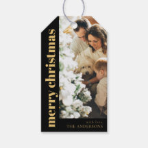 Foto för Modern Black Elegant God jul-familjen