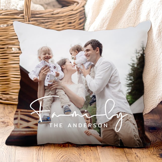 Foto för modern Elegant-familj Kudde (Skapare uppladdad)