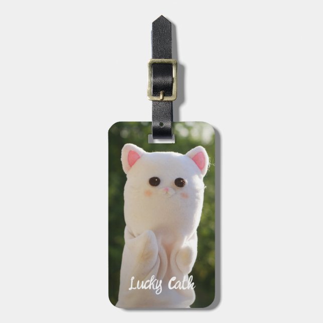 Foto för modern enkel Personlig för elegant Bagagebricka (Vertikal Framsida)