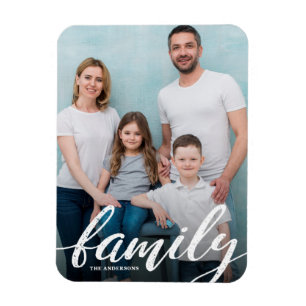 Foto för modern familj magnet