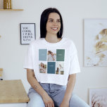 Foto för Modern Family Collage | Kärlek Live hit T Shirt<br><div class="desc">Vi presenterar "Modern Family Collage Photo" | Kärlek Live here-presenten - en vacker och personlig keepé som firar kärlek och värmen i din familj. Det här unika samlarfotot är ett perfekt som kompletterar din hemdekoration, som fångar omhuldade stunder och minnen som definierar din familjs unika resa.Inskriptionen "Kärlek Live here" fungerar...</div>