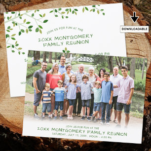 Foto för Modern Family Reunion Träd Inbjudningar