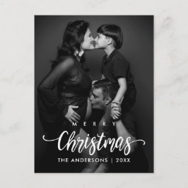 Foto för Modern God jul-familjen Vykort