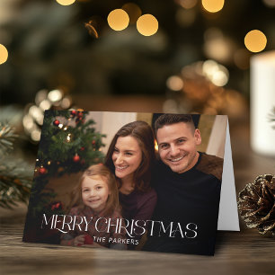 Foto för modern God jul-typografi Kort