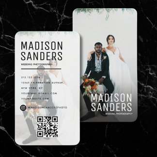 Foto för modern minimal enkel Professionell Visitkort