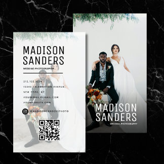 Foto för modern minimal enkel Professionell Visitkort