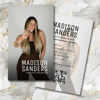 Foto för modern minimal enkel Professionell Visitkort